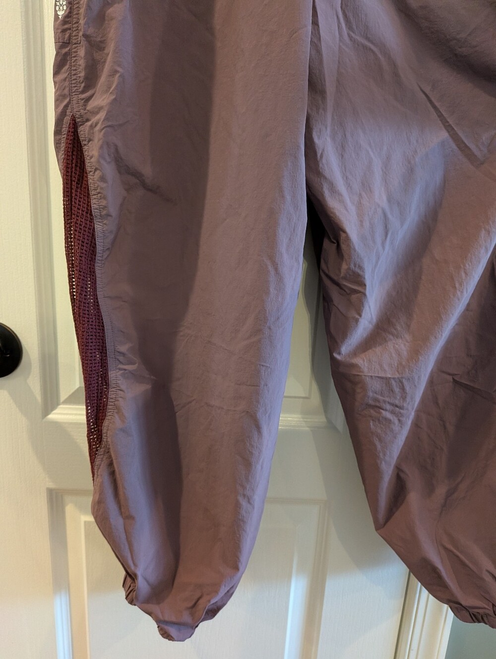 Free People Mauve Utility Jumpsuit with Contrast Panels - Picture 14 of 16